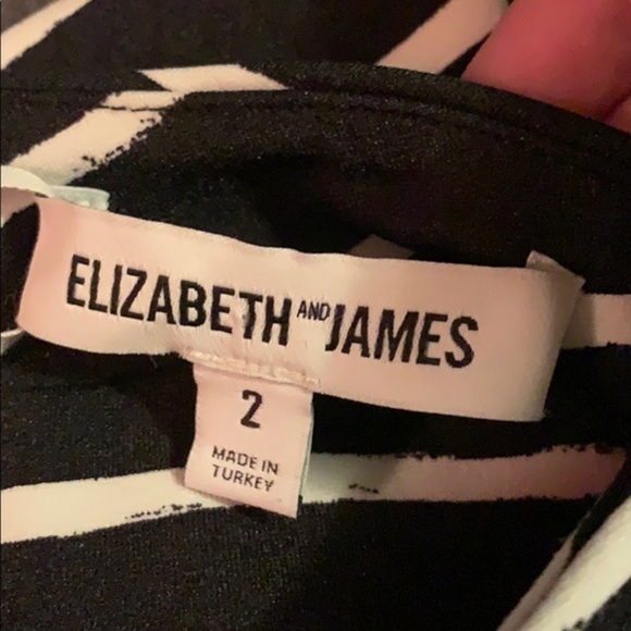 Elizabeth & James striped bodycon dress size 2 - Picture 5 of 7